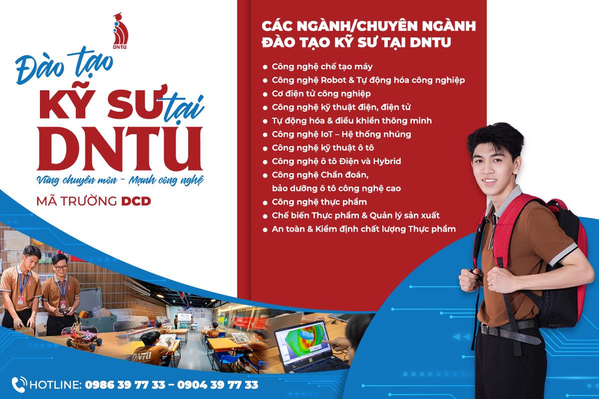 ĐÀO TẠO KỸ SƯ TẠI DNTU – VỮNG CHUYÊN MÔN, MẠNH CÔNG NGHỆ